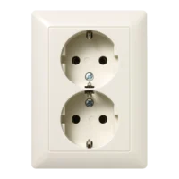 Jung SCHUKO-Steckdose weiß 16A 250V 2-fach AS 5020 KIU