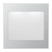 Jung LED-Lichtsignal alu mit weiß und bl LEDs AL 2539 LEDWB