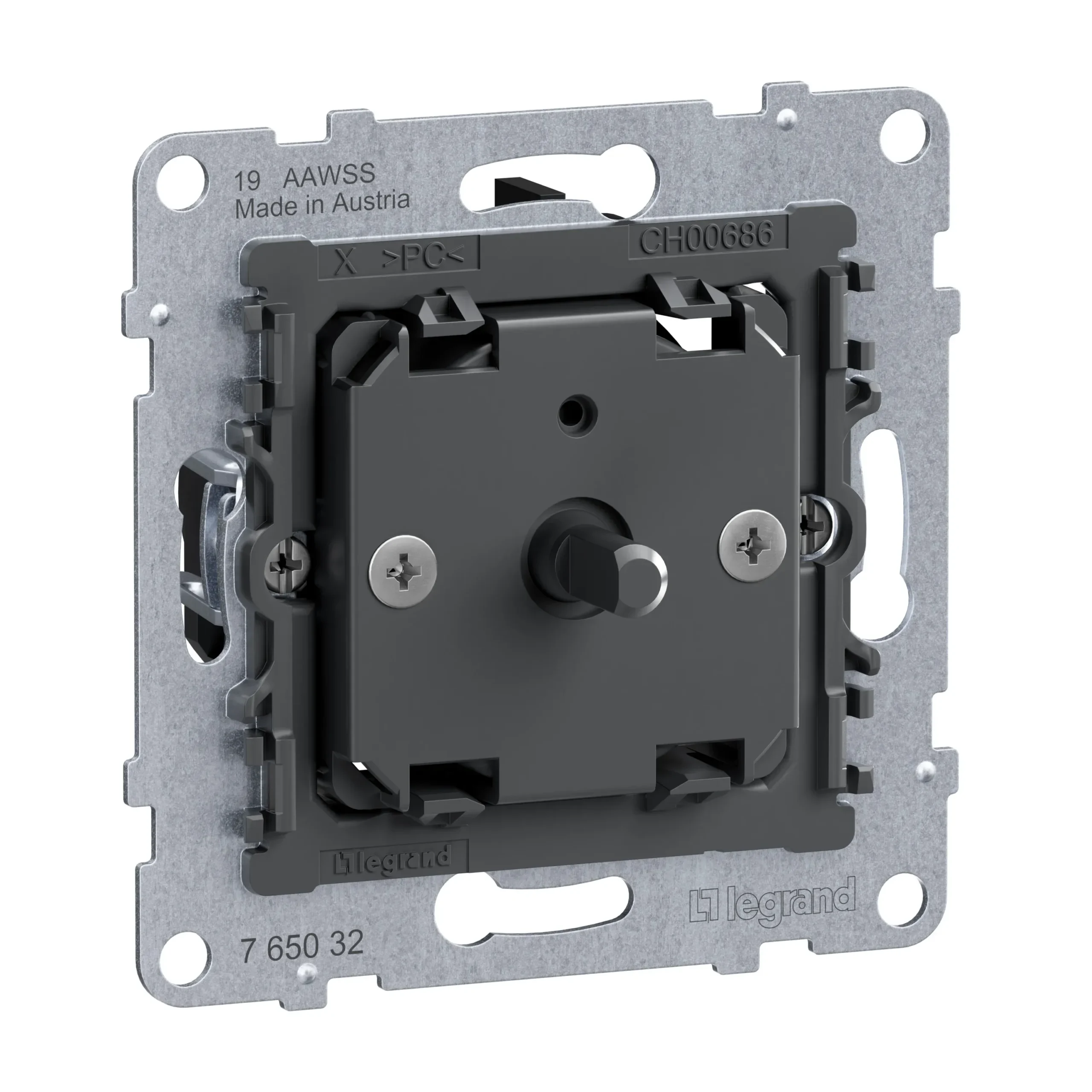 Legrand Legrand 765032 SEANO Einsatz 3-Stufenschalter mit Nullstellung,1-polig,
