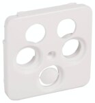 Legrand 776280 Abdeckung 4-Loch SAT-TV Steckdose Ankaro Creo ultraweiß