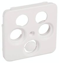 Legrand 776280 Abdeckung 4-Loch SAT-TV Steckdose Ankaro Creo ultraweiß