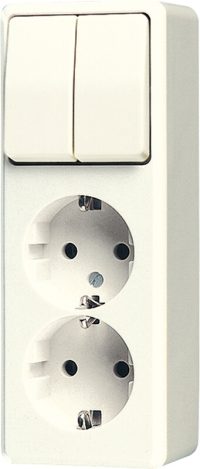 Jung SCHUKO-Zweifach-Steckdose 16A 250V, ws 625 A