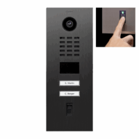 DoorBird D2102FV Fingerprint 50 IP Video Türsprechanlage – Titan-Optik (PVD)
