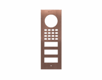 DoorBird D1102V Aufputz Frontblende – Bronze-Optik (PVD)