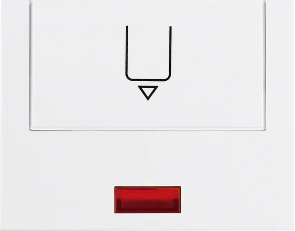 Berker Berker Hotelcard-Schalteraufsatz pws, mit Aufdruck 16417109