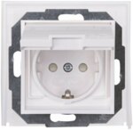 Kopp 954029085 ATHENIS UP-Feuchtraum Schutzkontakt-Steckdose mit Klappdeckel,