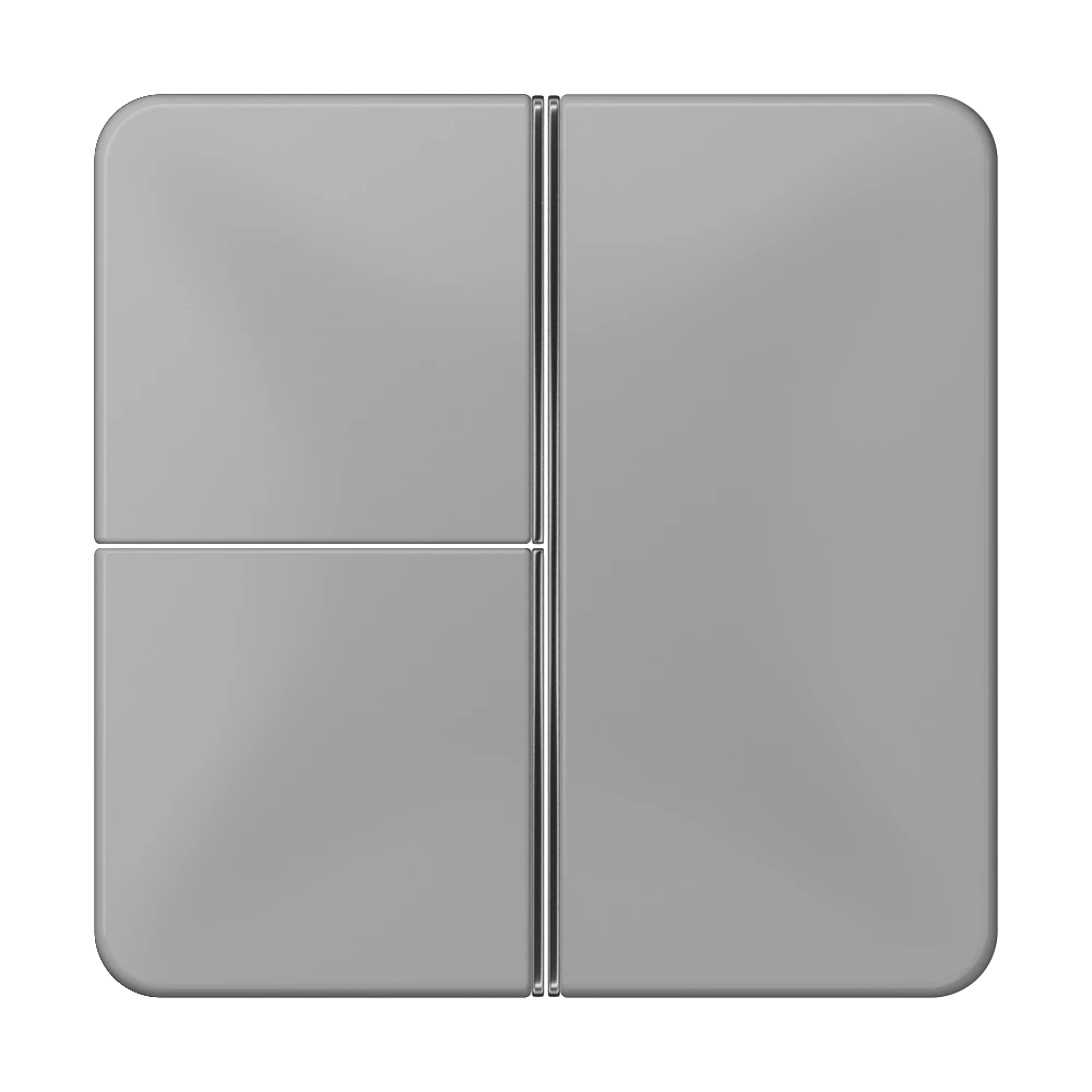 Jung Jung Tastensatz 3-fach grau komplett CD 403 TSA GR