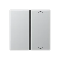 Jung Taste 1-fach alu mit Symbolen A 401 TSAP AL