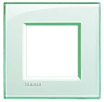 BTicino LNA4802KA LivingLight Abdeckrahmen 1-fach 2M Aquamarin
