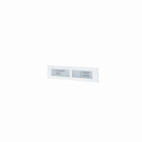 Comelit Group Tastenabdeckung Doppeltaste, weiß UT9212MW