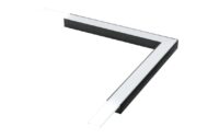 SG LEUCHTEN Dekorelement schwarz Aluminium L200mm 391461 H16mm
