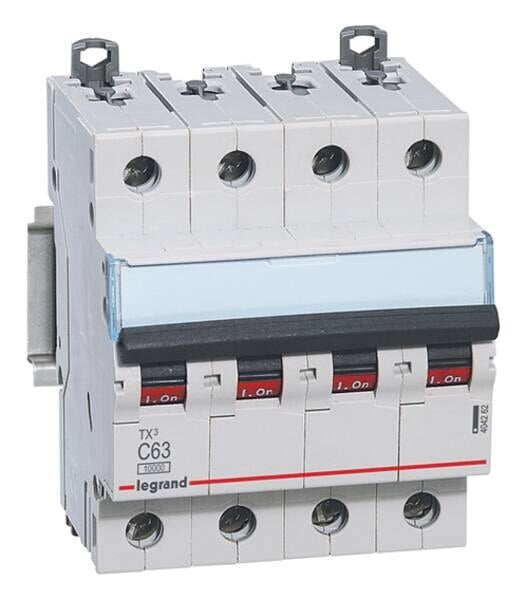 Legrand 404262 TX3 LS-Schalter C 63A 4-polig 10kA 400VAC 4TE