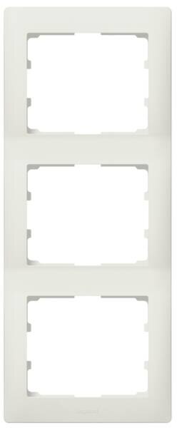 Legrand Legrand 771507 Rahmen 3-fach senkrecht Galea perlmutt
