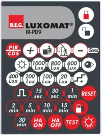 BEG Brück Electronic Fernbedienung IR-PD9