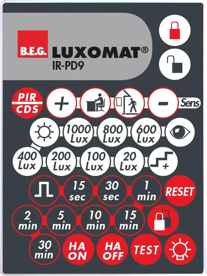 BEG Brück BEG Brück Electronic Fernbedienung IR-PD9