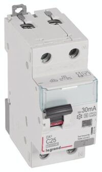 Legrand 411314 DX3 Fi/LS-Schalter C 25A 1P+N 10kA 30mA Typ F-G 230VAC 2TE