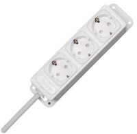 Bild vom Produkt: Kopp 127494010 Unoversal 3-fach KS H05VV-F3G1,5qmm 16A 250V arktis