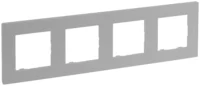Legrand 864374 Rahmen 4-fach Niloe Step Aluminium