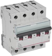 Legrand 404254 TX3 LS-Schalter C 10A 4-polig 10kA 400VAC 4TE