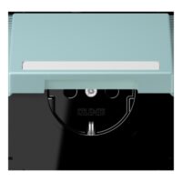 Jung LC1520BFNAKL214 SCHUKO-SteckdoseKI mit Klappdeckel mit S