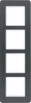 Berker Rahmen 4-fach anthrazit/samt 10146186