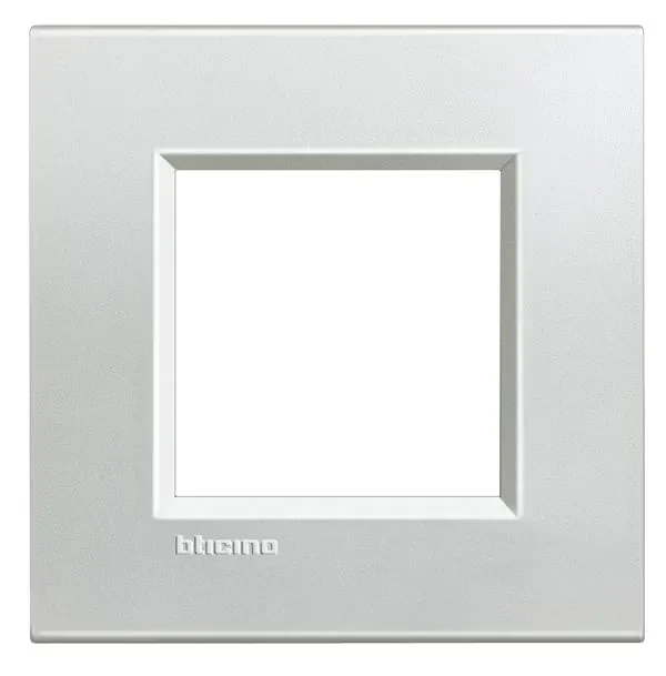 Legrand BTicino LNA4802AG LivingLight Abdeckrahmen 1-fach 2M Silber