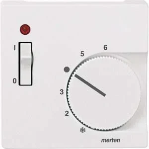 Merten Merten Zentralplatte polar weiß für Raumther Einsatz 536119