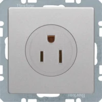 Berker Steckdose SK NEMA 5-15 R Q.1/Q.3 aluminium 41666084