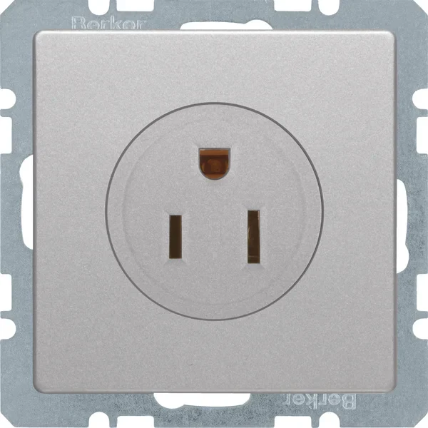 Berker Steckdose SK NEMA 5-15 R Q.1/Q.3 aluminium 41666084