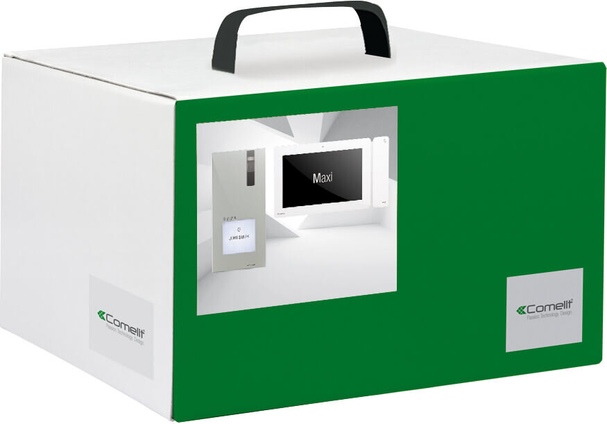 Comelit Comelit Group Einfamilienhauskit Quadra 1-4 Wohneinheiten mit T-Spule SB2 8461X/BM
