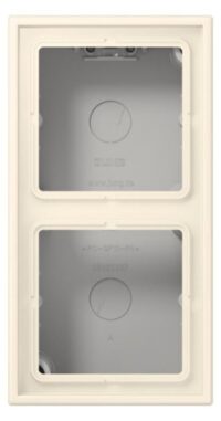 Jung LC 582 A 245 AP-Kappe 2-fach Duroplast lackiert Serie LS blanc ivoire (4320B)