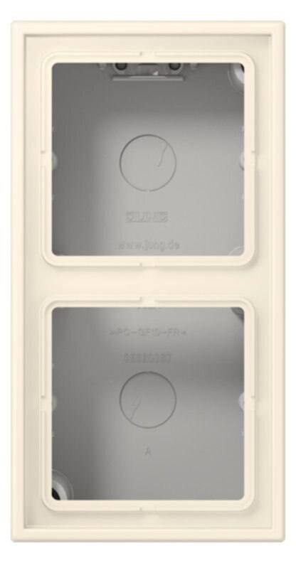 Jung Jung LC 582 A 245 AP-Kappe 2-fach Duroplast lackiert Serie LS blanc ivoire (4320B)