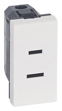 Legrand 077503 Steckdose USA 2polig 1M Mosaic ultaweiß