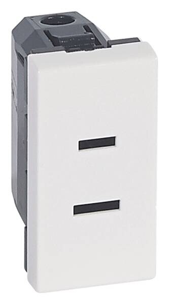 Legrand Legrand 077503 Steckdose USA 2polig 1M Mosaic ultaweiß