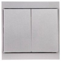 Kopp 620320081 Wechsel/Wechselschalter 10AX 250V Malta (Thaya) silber