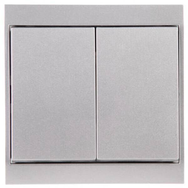 Kopp Kopp 620320081 Wechsel/Wechselschalter 10AX 250V Malta (Thaya) silber