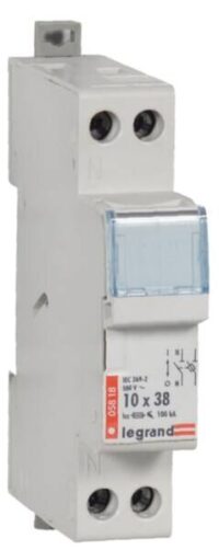 Legrand 005818 Sicherungstrenner 1polig mitschalt. Neutralleiter für Zyl.10x38mm
