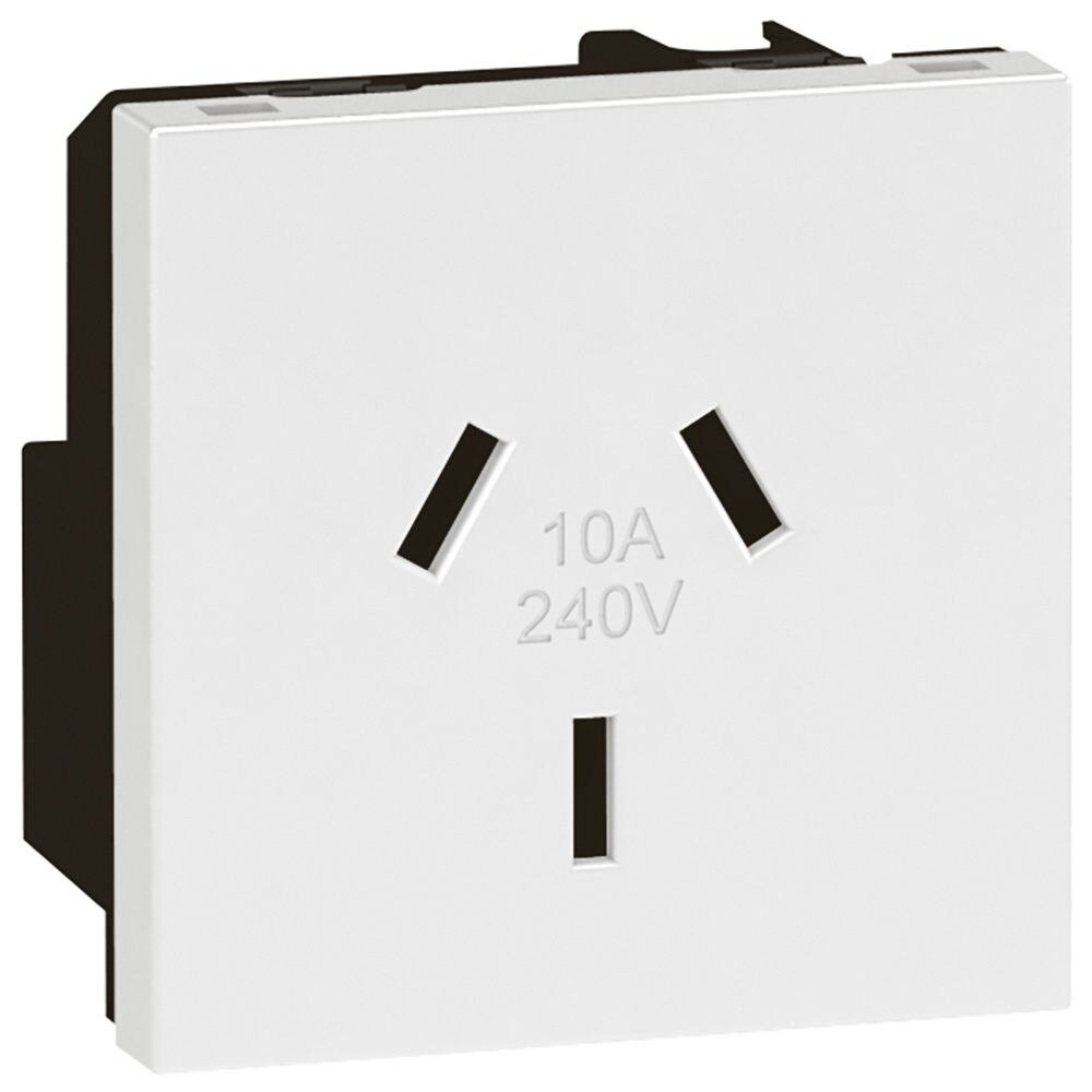 Legrand Legrand 572114 Steckdose australischer Standard SK 10A 2M 10A Mosaic ultraweiß