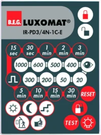 BEG Brück Electronic IR-Fernbedienung IR-PD3/4N-1C-E