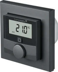 eQ-3 Wandthermost Schaltausgang Markensch. anthrazit HmIP-BWTH-A