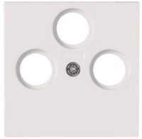 Kopp 373629181 Abdeck für Ant steckd.3-fach TV RF SAT M3x13 M3x16 M3x25 Athenis reinweiß