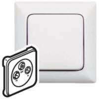 Legrand 776773 Abdeckung Antennen- Steckdose. 3-Loch TV-R-SAT Creo ultraweiß