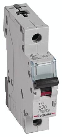 Legrand 403358 TX3 LS-Schalter B 20A 1-polig 6kA 230/400VAC 1TE