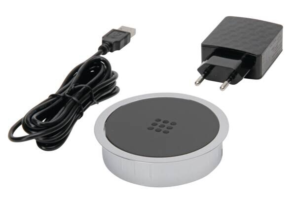 Kopp Kopp 939650017 VersaCHARGER schwarz/chr