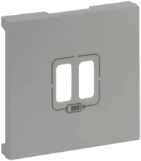 Legrand 864324 Abdeckung Ladesteckdose Niloe Step Aluminium