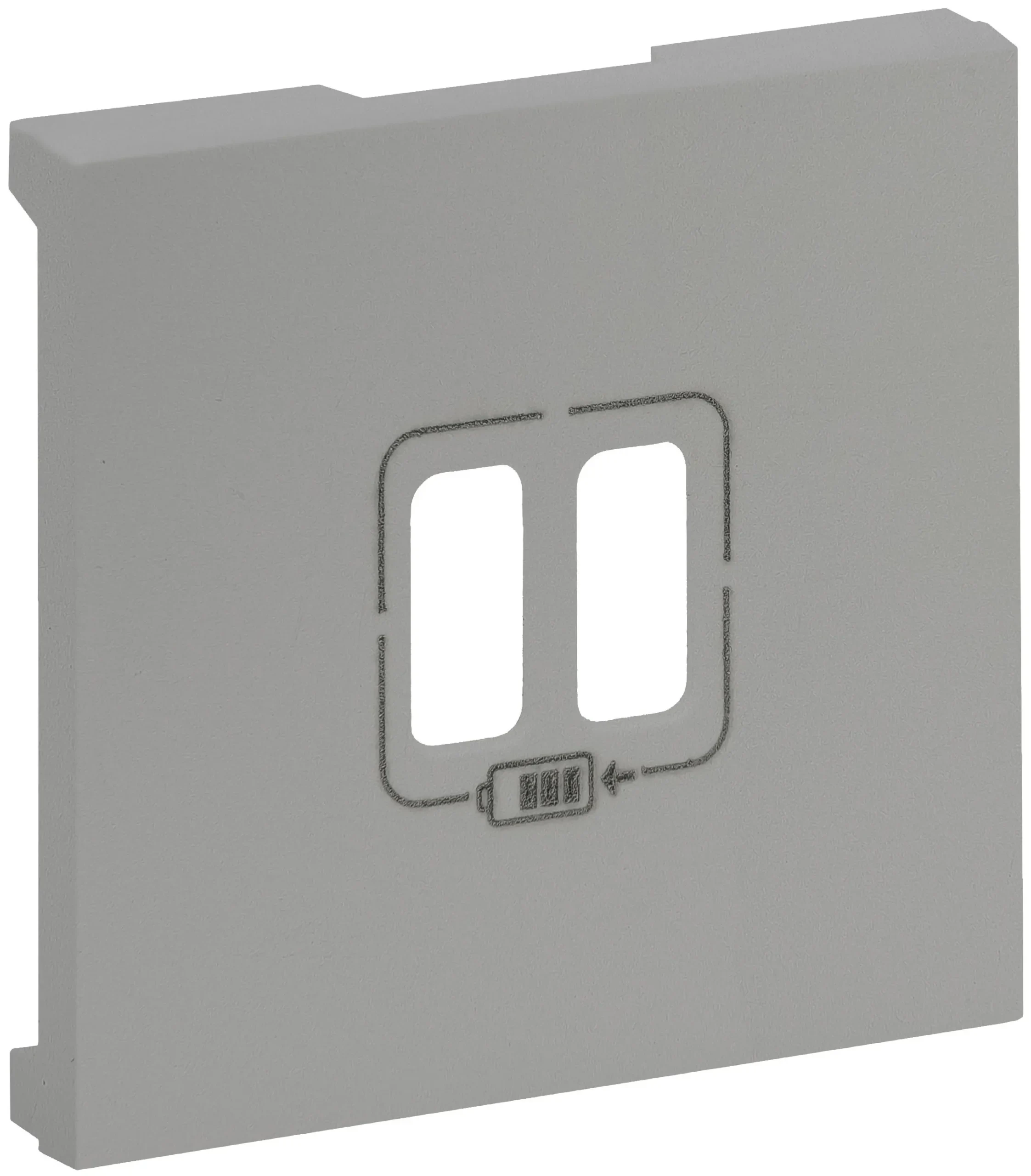 Legrand Legrand 864324 Abdeckung Ladesteckdose Niloe Step Aluminium