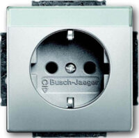 Busch-Jaeger Steckdose edelstahl 20 EUN-866