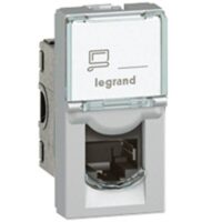 Legrand 079473 Datendose Kategorie6A STP 1M Aluminium Mosaic