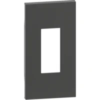 BTicino KG07M2 LivingNow 2M Abdeckung für RJ11- und RJ45-Einsätze Black