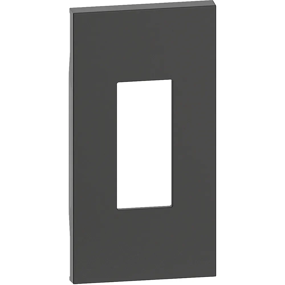 Legrand BTicino KG07M2 LivingNow 2M Abdeckung für RJ11- und RJ45-Einsätze Black